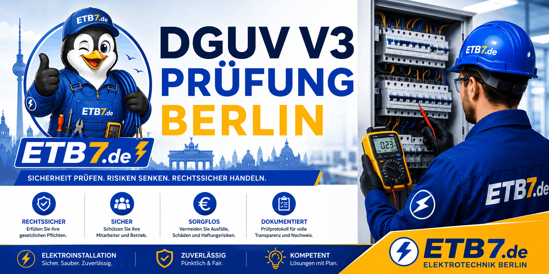 DGUV V3 Prüfung Berlin DGUV V3 Prüfung Berlin